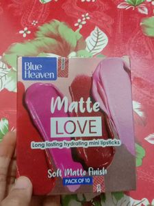 Blue Heaven Matte Love Mini Lipstick Set