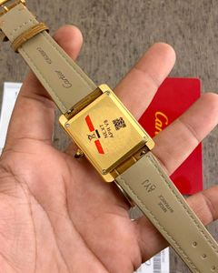 CARTIER👉🏽 TANK W1529856👉🏽 Size 34MM PREMIUM QU