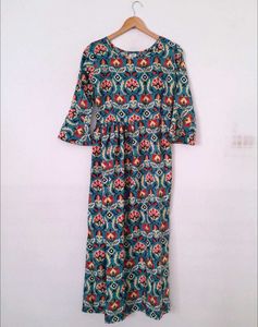 Bohemian Print Maxi Dress