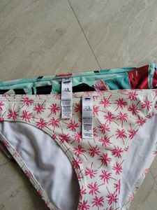 M&amp;S High Leg Bikini Bottoms - Set of 2