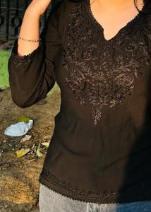 Classy Black Kurta