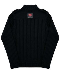 Men's Black Knit Sweater