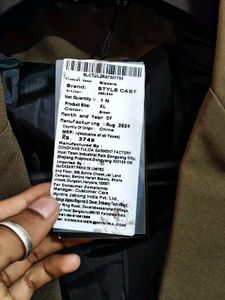 Men's Brown single Blazer