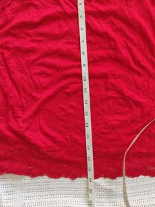 Red Lace Trim Camisole