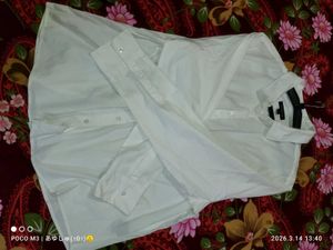 Classic White Button-Up Shirt