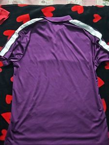Purple Athletic Polo Shirt