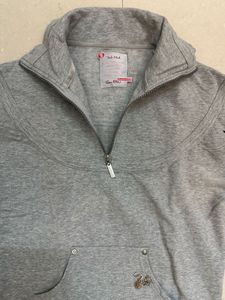 Grey Zip-Up Sweatshirt 🇺🇸