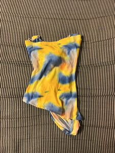 Tie-Dye Twist Front top