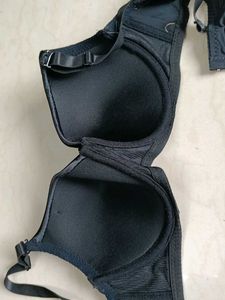 Black Padded Bra &amp; Panty Set