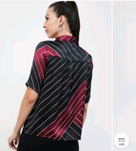 Lifestyle Satin Colourblock Shirt