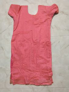 Elegant Pink Kurta Set with Salwar