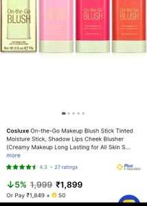 PIXI On-the-Glow Blush Sticks - Set of 3