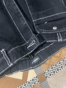 black cargo pants