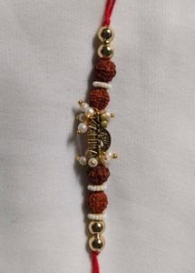 Elegant Beaded Rakhi Bracelet