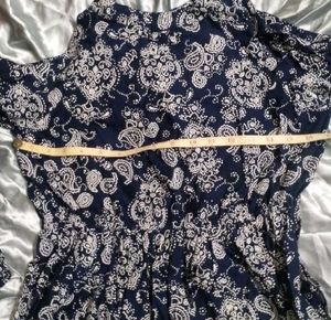 Paisley Cold Shoulder Dress