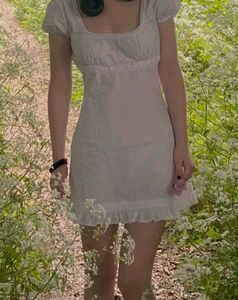 white mini dress 🤍