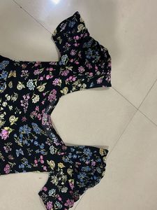 Chic Floral Print Mini Dress