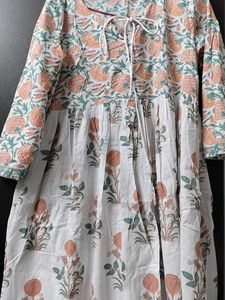Floral Print Cotton Dress