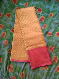 Lovely Fancy Silk Saree New With Attached Blouse