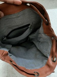 Brown Backpack