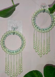 Elegant Pearl Hoop bangles