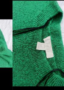 H&amp;M Green Cozy Knit Sweater