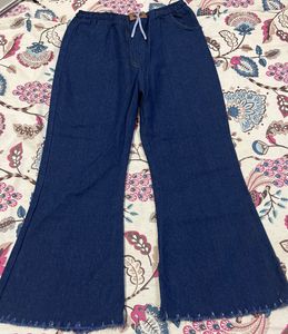 Summer  Sale 🔥Women Blue Flared Denim
