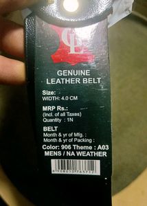 AJANTA Genuine Leather Belt