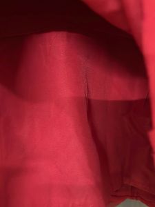 Stunning Red Ruched V-Neck Top