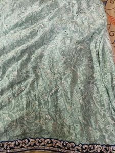Beautiful Lace Blouse with Saree