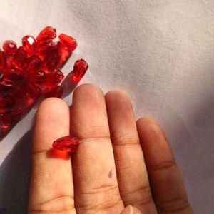 Red Drop Beads