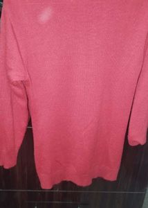 Pink Rose Knit Sweater
