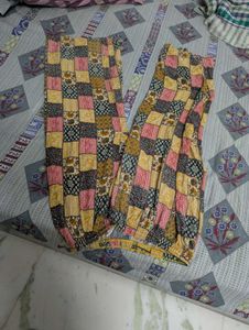 Bohemian Patchwork Palazzo Pants