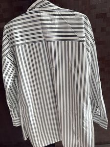 Chic Striped Button-Down Shirt