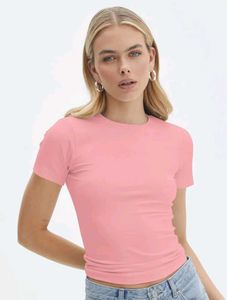 Cute Pink fitted basic top