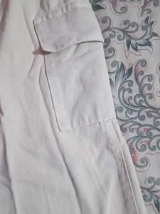 Beige Cargo Pants