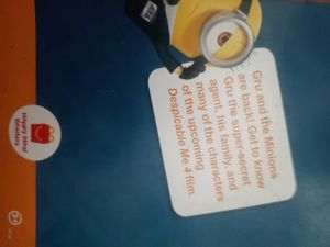 Despicable Me Happy Meal Book