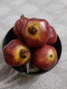 Decorative Faux Apples ( bowl not included)