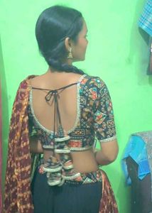 Hand-Stitched Black Chaniya Choli with Dupatta | F