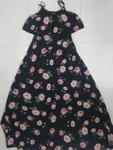 floral trending long slip dress