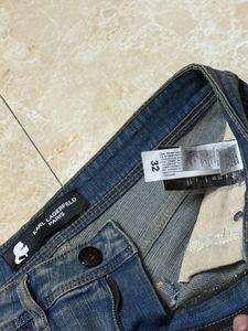 karl lagerfeld 32 Stylish Blue Denim Jeans