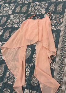 Flowy Pink Chiffon Top