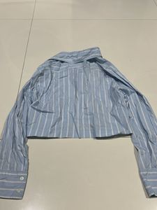 Striped Button-Up Shirt