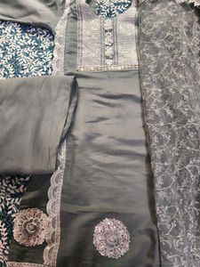 Elegant Grey Kurta Set