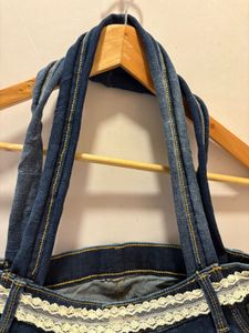 Unique Pintresty Denim Tote Bag