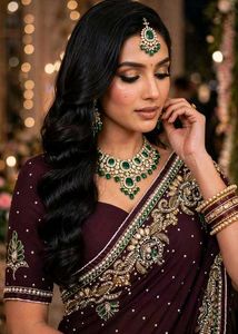 Designer Embroidered Saree