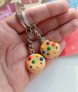 Cute Cookie Keychains (Pair)