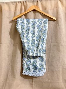 Floral printed pajama set
