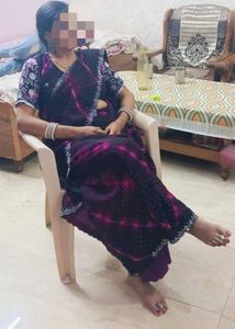 Elegant Purple Saree with Embellished Blouse