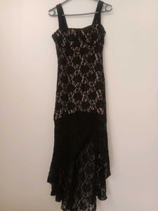 Elegant Black Lace Dress